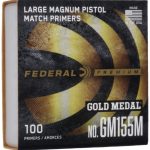 Federal Premium Gold Medal Large Pistol Magnum Match Primers #155M
