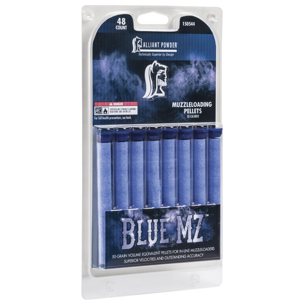 alliant-blue-mz-black-powder-substitute Alliant Blue MZ Pellet Black Powder Substitute 50 Caliber 50 Grain 48/BOX 24/CS - Image 1